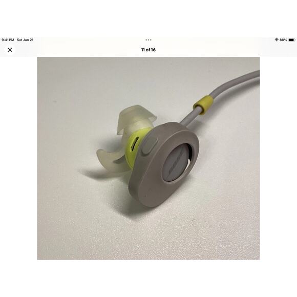 Bose Soundsport Wireless Headphones Citron Discontinued, Untested For Parts Only - Picture 8 of 8